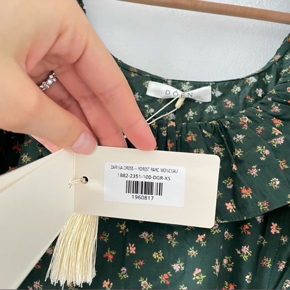 Doen Zarina Dress in Forest Parc Monceau - Picture 9 of 10